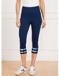 Talbots - Performance Interlock Capri Leggings - Lyst