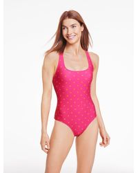 Aqua Club - Scoop Neck One-piece Swimsuit - Lyst