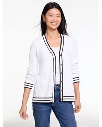 Talbots - V-neck Cardigan Sweater - Lyst
