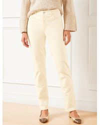 Talbots - Velveteen Straight Leg Pants - Lyst