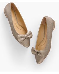 Talbots - Edison Bow Flats - Lyst
