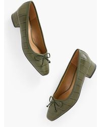 Talbots - Vanessa Block Heel Pumps - Lyst