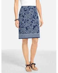 Talbots - Canvas A-line Skirt - Lyst