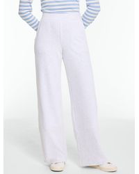 Talbots - Sky Lounge Velour Wide Leg Pants - Lyst