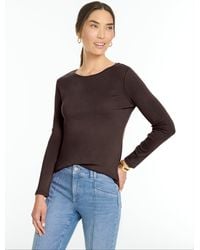 Talbots - Long Sleeve Crewneck T-shirt - Lyst