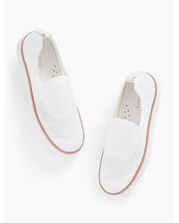 Talbots - Brittany Slip On Knit Sneakers - Lyst