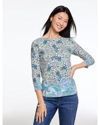 Talbots - Bateau Neck T-shirt - Lyst