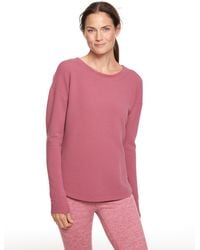 Talbots - Tech Waffle Knit Open Back Pullover Sweater - Lyst