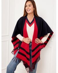 Talbots - Reversible Double Face Ruana - Lyst