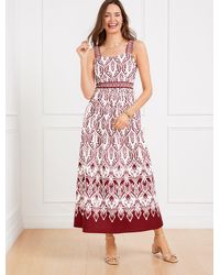 Talbots - Modern Poplin Fit & Flare Dress - Lyst
