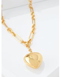 Talbots - Chunky Heart Necklace - Lyst