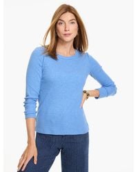 Talbots - Ribbed Long Sleeve Crewneck T-shirt - Lyst