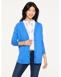 Talbots - V-neck Girlfriend Cardigan Sweater - Lyst