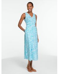 Talbots - Voile Fit & Flare Dress - Lyst