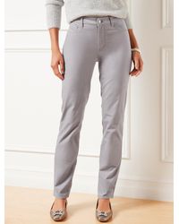 Talbots - Velveteen Straight Leg Pants - Lyst