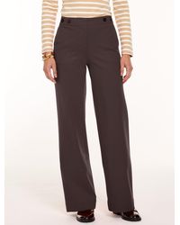 Talbots - Polished Ponte Wide Leg Pants - Lyst