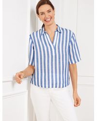 Talbots - Linen Short Popover Shirt - Lyst