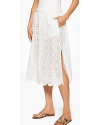 Aqua Club - Eyelet Skirt Cover-up - Lyst