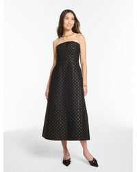 Talbots - Rsvp Jacquard Dot Strapless Dress - Lyst