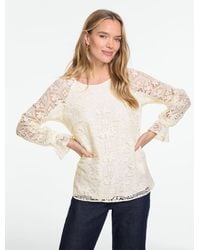 Talbots - Paisley Delicate Lace Top - Lyst