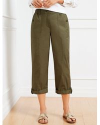 Talbots - Relaxed Crop Pants - Lyst