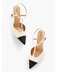 Talbots - Evelyn Nappa Flare Heel Pumps - Lyst