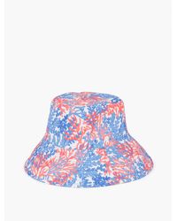 Talbots - Dynamic Coral Reversible Bucket Hat - Lyst