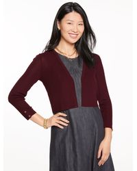 Talbots - Plus Exclusive Ribbed Shrug - Lyst
