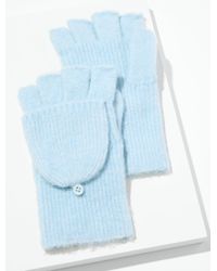 Talbots - Flip Top Ribbed Gloves - Lyst