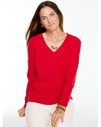 Talbots - Cashmere V-neck Sweater - Lyst