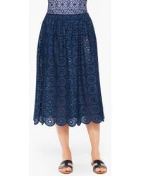 Aqua Club - Eyelet Skirt Cover-up - Lyst