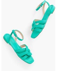 Talbots - Violet Tubular Nappa Sandals - Lyst