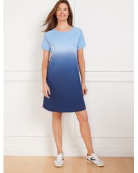 Talbots - French Terry T-shirt Dress - Lyst
