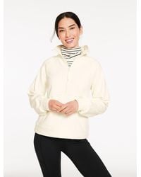 Talbots - Cozy Cloud Half-zip Pullover Sweater - Lyst