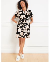 Talbots - Lightweight Woven Stretch Polo Dress - Lyst