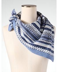 Talbots - The Chic Fair Isle Charming Scarf - Lyst
