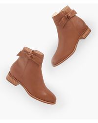 Talbots - Tish Bow Ankle Boots - Lyst