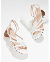 Talbots - Lina Strappy Block Heel Sandals - Lyst