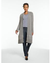 Talbots - Open Front Duster Cardigan Sweater - Lyst