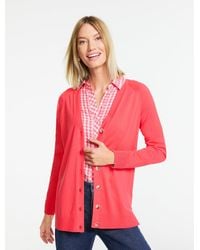 Talbots - V-neck Girlfriend Cardigan Sweater - Lyst