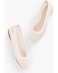 Talbots - Blaine Soft Sole Loopy Woven Ballet Flats - Lyst