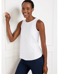 Talbots - Cool Slub Active Sleeveless Tank Top - Lyst