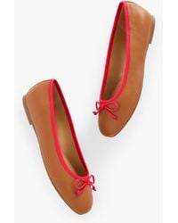 Talbots - Blair Soft Nappa Ballet Flats - Lyst