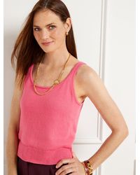 Talbots - Scoop Neck Sweater Tank Top - Lyst