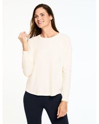 Talbots - Ribbed Crewneck T-shirt - Lyst