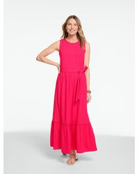 Talbots - Nantucket Slub Sleeveless Maxi Dress - Lyst