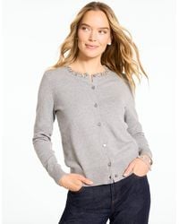 Talbots - Crystal Decidedly Dressy Cardigan Sweater - Lyst