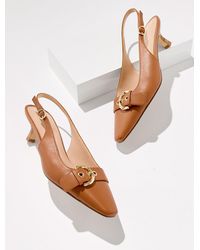 Talbots - Tabitha Buckle Nappa Slingback Pumps - Lyst