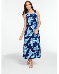 Talbots - Sleeveless Jersey Maxi Dress - Lyst