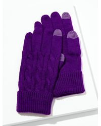 Talbots - Soft Cable Knit Gloves - Lyst